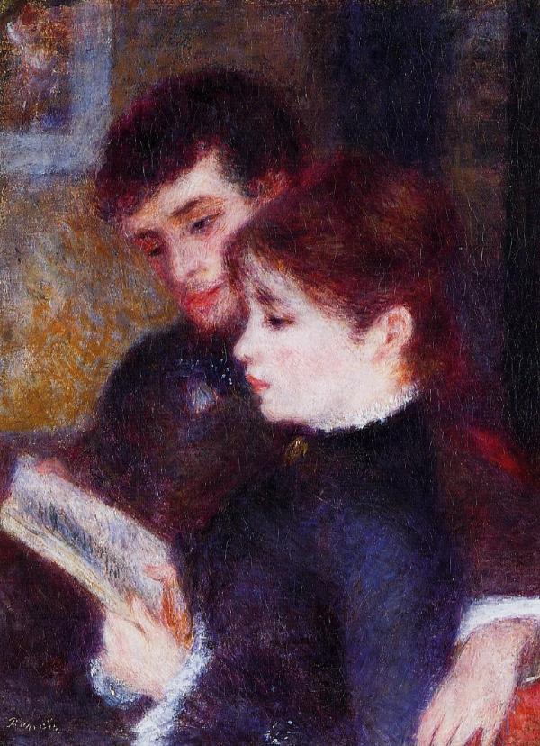 Reading Couple by Pierre-Auguste Renoir